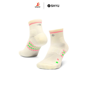 SHYU - Quarter Crew - Cream - Blush - Peach